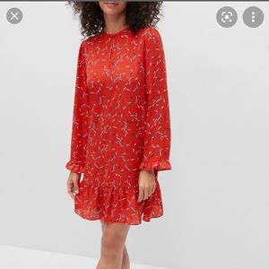 Banana Republic Factory Ruffle-hem Swing Dress